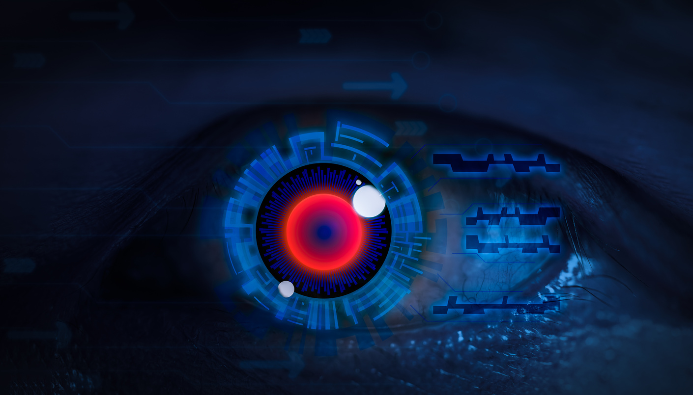 Abstract High Tech Eye Concept Illustration